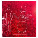 Home Accents Holiday Iridescent Twist LED Snowman Indoor & Outdoor Decoration