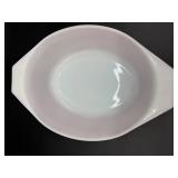 Pyrex Daisy Pink Covered Casserole Dish with Glass Lid - Vintage