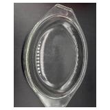 Pyrex Daisy Pink Covered Casserole Dish with Glass Lid - Vintage