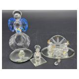 Miniature Baron Crystal Angel, Nativity Creche, Crystal Angel