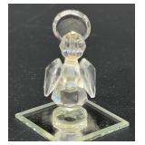 Miniature Baron Crystal Angel, Nativity Creche, Crystal Angel