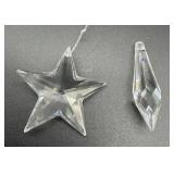 Crystal Hanging Ornaments - Star Teardrop & Orb Crystal Prisms for Suncatchers