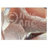 Crystal Miniatures Set - Hibiscus Flower, Teapot, Slot Machine, Penguin & Panda on Frosted Tree