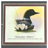 Leo Stans Boundary Waters Hand-Signed Print (1993)