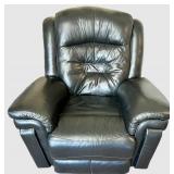 Southern Motion Powered Black Leather Rocker Recliner Chair