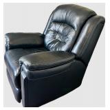 Southern Motion Powered Black Leather Rocker Recliner Chair