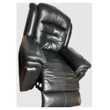 Southern Motion Powered Black Leather Rocker Recliner Chair