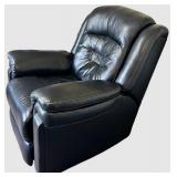 Southern Motion Powered Black Leather Rocker Recliner Chair