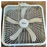 Lasko Weather Shield Box Fan & Hawaiian Breeze Box Fan (Lot of 2)