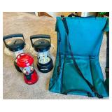 Coleman CPX6 Lanterns Set & Potable Chair - Rayovac Compatible, CPX6 Lantern Heads & Red Lantern