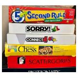 Board Games Collection: Pictionary, Scattergories, Monopoly, Life, Clue & UNO