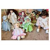 Assorted Dolls including Pat Secrist and Bradley