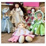 Assorted Dolls including Pat Secrist and Bradley