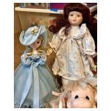 Assorted Dolls including Pat Secrist and Bradley