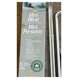 Lewis Hyman Mini Blinds, Curtain Rods and Two Light Fixtures