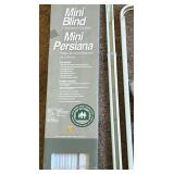 Lewis Hyman Mini Blinds, Curtain Rods and Two Light Fixtures
