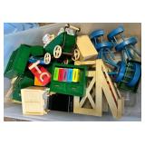 Assorted Toys - Plush Animals & Kitchenware, Dollhouse Furniture