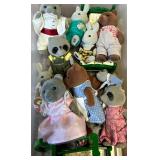 Assorted Toys - Plush Animals & Kitchenware, Dollhouse Furniture