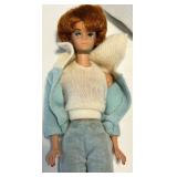 Barbie Vintage 1963 Mattel Carrying Case with Doll and Outfits