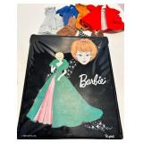 Barbie Vintage 1963 Mattel Carrying Case with Doll and Outfits