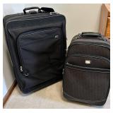 American Tourister Upright Luggage and Nine West Patterned Carry-On