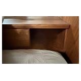 Oak Bedroom Set - Built-In Wardrobe Armoire & Bed Mirror (Lots #232 #233, #234 and #235 are Matching)