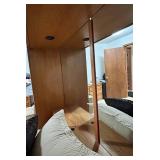 Oak Bedroom Set - Built-In Wardrobe Armoire & Bed Mirror (Lots #232 #233, #234 and #235 are Matching)