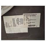 Oak Bedroom Set - Built-In Wardrobe Armoire & Bed Mirror (Lots #232 #233, #234 and #235 are Matching)