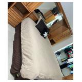 Oak Bedroom Set - Built-In Wardrobe Armoire & Bed Mirror (Lots #232 #233, #234 and #235 are Matching)