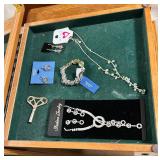 Oak Roll-Top Jewelry Armoire with Mirror (Lots #232 #233, #234 and #235 are Matching)