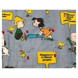 Peanuts Snoopy Blanket & Throw - Happiness Is A Stack Of Old Comic Books Pattern