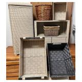 Woven Storage Baskets & Hampers - Assorted Sizes