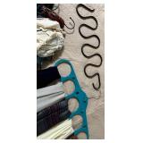 Assorted Scarves Bundle - Lace, Knit & Printed Fabrics in Bright Colors