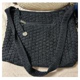 Designer Handbags - Fossil Leather Tote & Nicole Miller Purses, Beaded Evening Bags