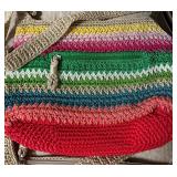 Designer Handbags - Fossil Leather Tote & Nicole Miller Purses, Beaded Evening Bags