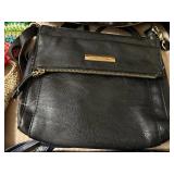 Designer Handbags - Fossil Leather Tote & Nicole Miller Purses, Beaded Evening Bags