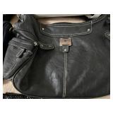 Designer Handbags - Fossil Leather Tote & Nicole Miller Purses, Beaded Evening Bags