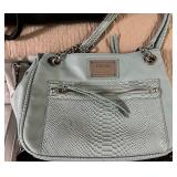 Designer Handbags - Fossil Leather Tote & Nicole Miller Purses, Beaded Evening Bags