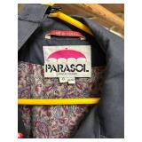 Liz Claiborne Coat & Christopher Banks Coat & ParasoI Coat (Lot of 3)