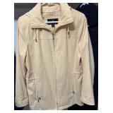 London Fog Beige Hooded Jacket & Navy Trench Coat