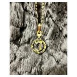 JLo Faux Fur Coat - Brown with Oversized Collar & Gold Button Detail