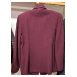 Croft & Barrow Burgundy Coat - MDP Mario De Pinto Grey Coat - Petite Sophisticate Black Coat