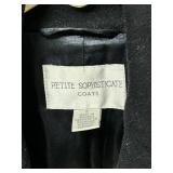 Croft & Barrow Burgundy Coat - MDP Mario De Pinto Grey Coat - Petite Sophisticate Black Coat