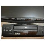 Sharp Flat-Screen TV & RCA DVD Player & 2 Remotes 24"