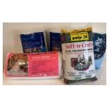 Assortment of Polyester Fiberfill Batting