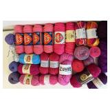 Yarn Assortment Bundle - Pink Purple Blues