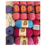 Yarn Assortment Bundle - Pink Purple Blues