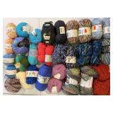 Yarn Assortment - Colorful Plymouth, Panda, Red Heart & More Skeins