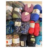 Yarn Assortment - Colorful Plymouth, Panda, Red Heart & More Skeins
