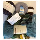 Assorted Mohair and Silk Yarn Collection - Hand-Dyed Skeins